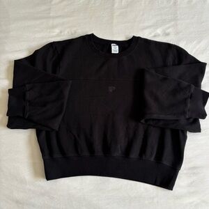 Pink Cropped Crewneck